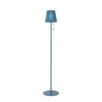 QAZQA Buiten vloerlamp blauw incl. LED 3-staps dimbaar op solar - - thumbnail