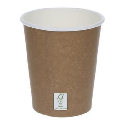 Kartonnen - Beker Kraft FSC 230cc - 1000 stuks Kartonnen - Beker Kraft FSC 230cc - 1000 stuks