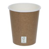Kartonnen - Beker Kraft FSC 230cc - 1000 stuks