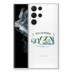 Samsung Galaxy S22 Ultra Telefoonhoesje met Naam Boho Bottle