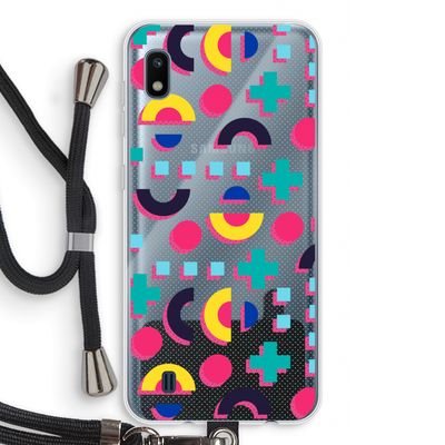 8-bit N°2: Samsung Galaxy A10 Transparant Hoesje met koord