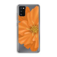Orange Ellila flower: Samsung Galaxy A41 Transparant Hoesje