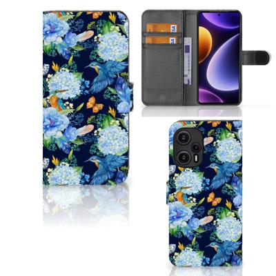 Telefoonhoesje | Met pasjeshouder | voor Xiaomi Poco F5 IJsvogel