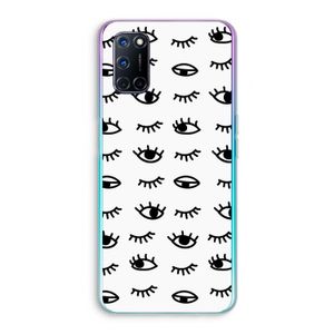 Eye pattern #2: Oppo A72 Transparant Hoesje