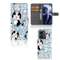 OnePlus Nord 2T | Telefoonhoesje | Met pasjeshouder | Hondjes