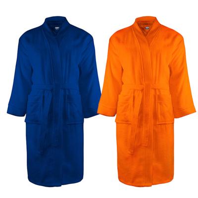 Luxe Badjas 100% Katoen Effen Navy 2XL 3XL The One Towelling - Dekbed-Discounter.nl