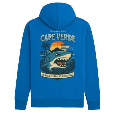 FC Eleven - Kaapverdië Tubaroes Azuis Heavy Hoodie - Blauw
