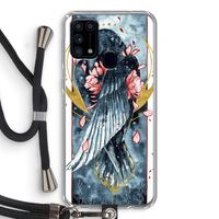 Golden Raven: Samsung Galaxy M31 Transparant Hoesje met koord