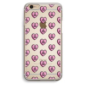 GIRL POWER: iPhone 6 / 6S Transparant Hoesje