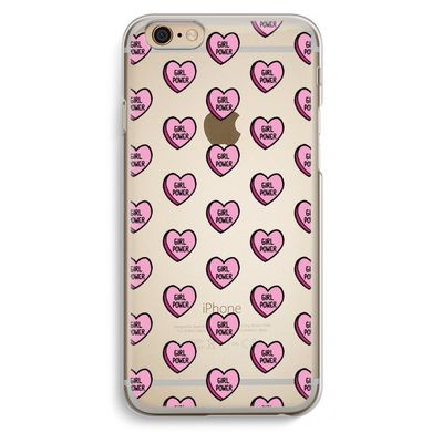 GIRL POWER: iPhone 6 / 6S Transparant Hoesje