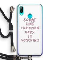 Christian Grey: Huawei P Smart (2019) Transparant Hoesje met koord