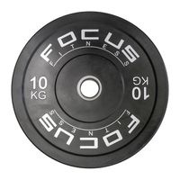 Olympische halterschijf 50 mm - Focus Fitness Bumper plate - 10 kg - Z - thumbnail