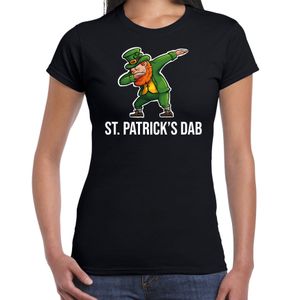 St. Patricks dab / St. Patricks day t-shirt / kostuum zwart dames