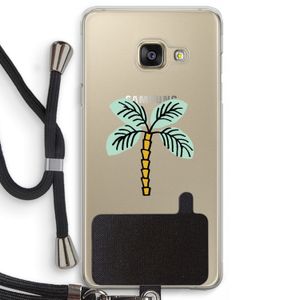 Palmboom: Samsung Galaxy A3 (2016) Transparant Hoesje met koord