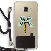 Palmboom: Samsung Galaxy A3 (2016) Transparant Hoesje met koord