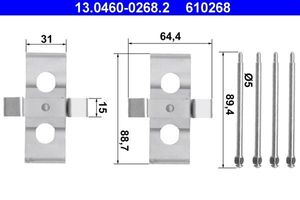 Accessoireset, schijfremblok 13046002682
