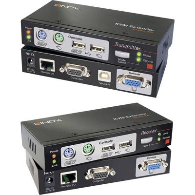 LINDY LINDY Cat.5 KVM Extender Combo 300 PS/2 KVM-extender Via netwerkkabel RJ45 300 m