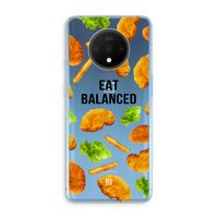 Eat Balanced: OnePlus 7T Transparant Hoesje