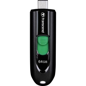 Transcend JetFlash 790C USB-stick 64 GB Zwart TS64GJF790C USB-C 3.2 Gen 1