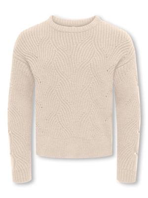 Kids ONLY winter sweater meisjes - wit - KogKatia - regular fit