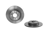 Remschijf COATED DISC LINE BREMBO, Remschijftype: Massief, u.a. für Opel, Vauxhall