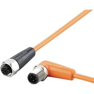 ifm Electronic EVT470 Verbindingskabel Aantal polen (sensoren): 4, 5 Stekker, haaks, Bus, recht 0.3 m 1 stuk(s)