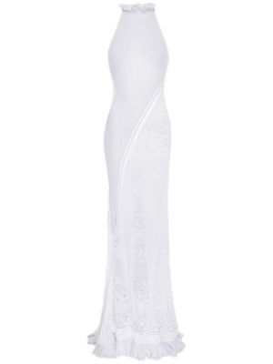 Roberta Einer robe Lily à coupe longue - Blanc