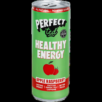 PerfectTed Matcha Energy Apple Raspberry 250ML bij Jumbo