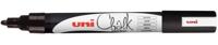 Uni-ball krijtmarker PWE-5M, zwart