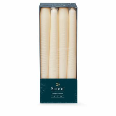 Dinerkaars d2h25 cm 8u 8st ivoor - Spaas