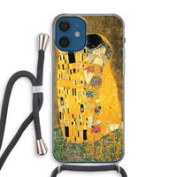 Der Kuss: iPhone 12 Transparant Hoesje met koord