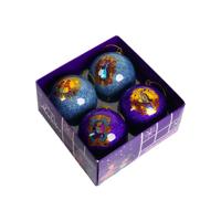 Box kerstbal plastic 75mm alladin 4st I - Kurt s adler