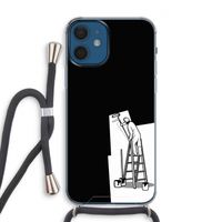 Musketon Painter: iPhone 12 Transparant Hoesje met koord Musketon Painter: iPhone 12 Transparant Hoesje met koord