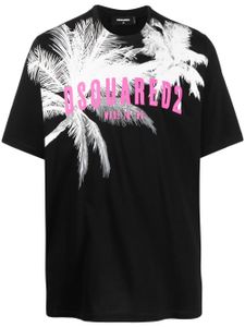 DSQUARED2 t-shirt à imprimé graphique - Noir