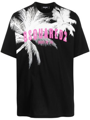 DSQUARED2 t-shirt à imprimé graphique - Noir