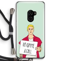 Gimme a call: Xiaomi Mi Mix 2 Transparant Hoesje met koord