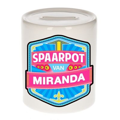 Kinder spaarpot voor Miranda