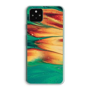 Green Inferno: Google Pixel 5a 5G Transparant Hoesje