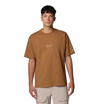 Columbia Wallowa™ Graphic T-Shirt Heren Camel Brown M