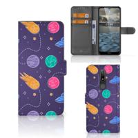 Nokia 2.4 | Wallet Case | met Pasjes | Space