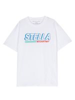 Stella McCartney Kids t-shirt à logo imprimé - Blanc