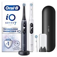 Oral-B iO Series 7 Zwart en Wit Duo Pack met extra opzetborstel