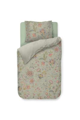 Pip Studio Dekbedovertrekset Mumbai Morning Lichtgroen 140x200cm/220cm