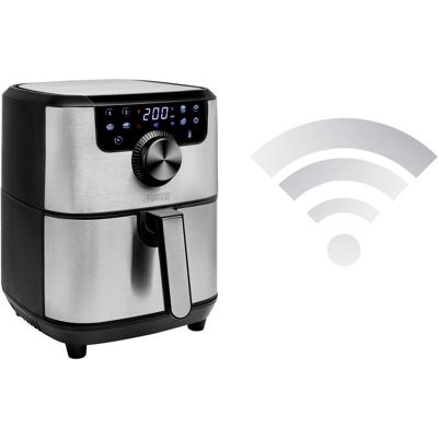 Princess 01.182037.01.001 Airfryer 4.5 l 1500 W Appbased, Timerfunctie Zwart, Zilver