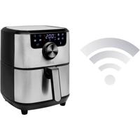 Princess 01.182037.01.001 Airfryer 4.5 l 1500 W Appbased, Timerfunctie Zwart, Zilver