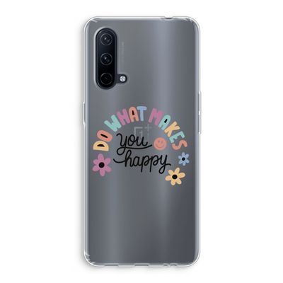 Happy days: OnePlus Nord CE 5G Transparant Hoesje