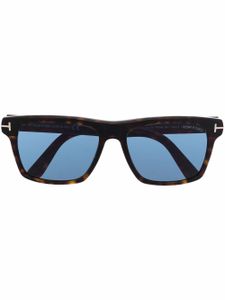 TOM FORD Eyewear lunettes de soleil à monture carrée - Marron