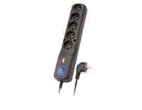 Stekkerdoos Lestar LV-530W 5W zwart 3M