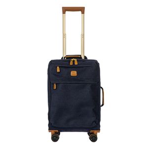 Bric's Life Trolley 55 blue Zachte koffer