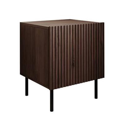 Meubella Nachtkastje Tartagal - Donkerbruin eiken - 45 cm - Set van 2